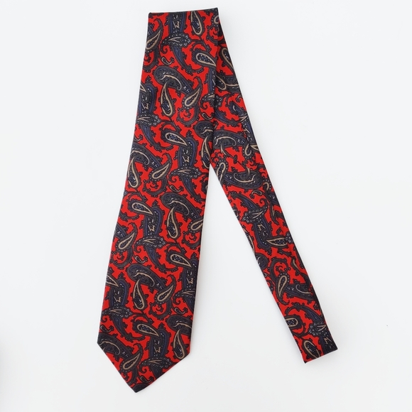 Nordstrom Other - Nordstrom Robert Talbott Hand Sewn Red Paisley Tie